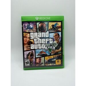 Grand Theft Auto V 5 Xbox One Rockstar Games GTA V with Manual